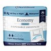 Northshore Economy Disposable Underpads, Blue, Small, 17x24280PK NOW 17x24, Case/200 4/50s 1701